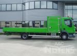 open laadbak met materiaalruimte